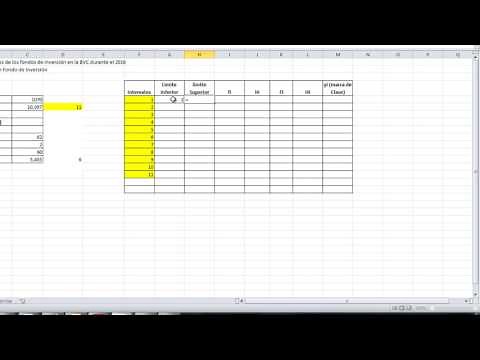 TABLA DE FRECUENCIA VARIABLE CONTINUA EN EXCEL