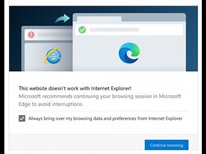 Disable redirection to Microsoft Edge @ stop internet explorer redirects to microsoft edge
