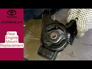How To Replace An Engine Mount At Home | Toyota Corolla 121 Rear Engine Mount Replacement