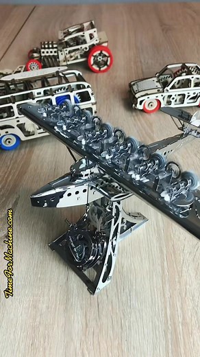 Timeformachine.com #timeformachine #hobby #mechanical #3dmodeling #engeneering #diy #fun #kit #airplane #modelplane #scalemodel #3dpuzzle #WinnerWinnerMoment #rec #recommendations #metalmodel #gear