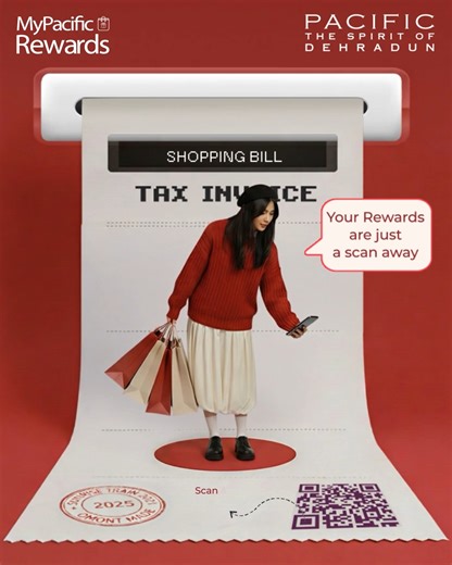 ☃️ Winter shopping at #PacificMallDehradun just found its reward button. With the Pacific Malls App, every bill earns you points, brand updates reach you first, and mall experiences feel a little more exclusive. ❄️🛒 🎁 Here’s a little something extra: 500 points for downloading the app 500 points on your first bill upload 500 points for every referral 📲 Download now on Google Play Store or App Store, or tap the link : https://linktr.ee/PacificMallDehradun?utm_source=linktree_profile_share&ltsi