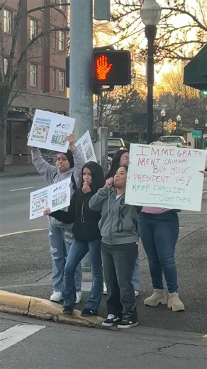 Watch Springfield High students, teachers protest against ICE