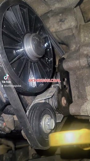 2006 buick lucerne CXL water pump pulley and idler pulley replacement #buicklucerne #buick