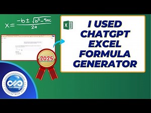 I Used ChatGPT to Generate ANY Excel Formula in Seconds