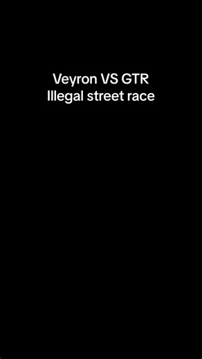 High-Speed Street Race: Veyron vs GTR in Russia