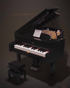 57K views · 889 reactions | Muziek zorgt ervoor dat we samenkomen. Met de LEGO Ideas Vleugelpiano eren we een muzikaal meesterwerk.  Ontdek snel meer: https://lego.build/GrandPianoReveal | LEGO | Facebook