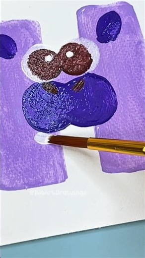 H is for Hippo 🦛 Animal Alphabet | Squeegee Art Technique for Beginners #shorts #drawing #trending