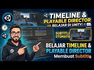 Belajar menggunakan Timeline dan Playable Director di Unity misal untuk bikin subtitle | OmPuter