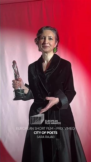 Sara Rajaei receives the European Short Film - Prix Vimeo Award 2026 for CITY OF POETS