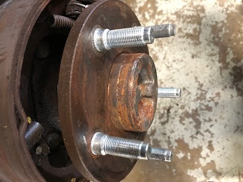 How to replace a Wheel Stud on a Jeep Wrangler JK
