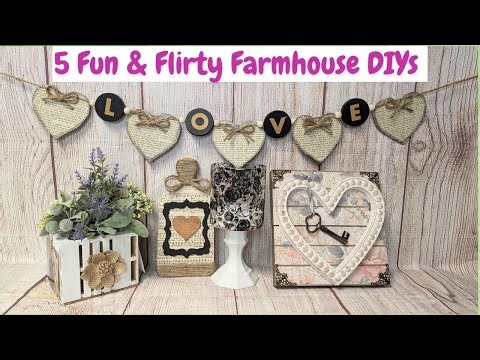 Easy DIY Farmhouse Magic | 5 Adorable Projects to Make