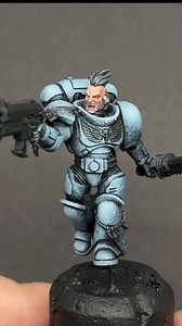 Here is a small clip from the ultra speed painting tutorial for Space Wolves from my Patreon. I hope you will enjoy! #WarhammerCommunity #SpaceWolves | Mamikon Paints