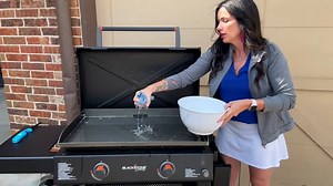 18K views · 121 reactions | Learn How to Season a Blackstone Griddle that your food won't stick and to make your Blackstone last. Easy steps to a season griddle!!! Want to learn how? Say SEASON below and we'll send it to you or you can find the easy steps at https://grillonadime.com/how-to-season-a-blackstone-griddle/ | Eating on a Dime | Facebook