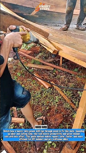 Power Drill Hacks for Fast Wood Deck Repair – DIY Productivity Boost