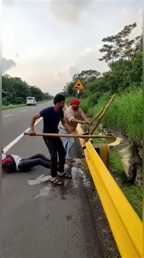Crocodile attack on Man 😭