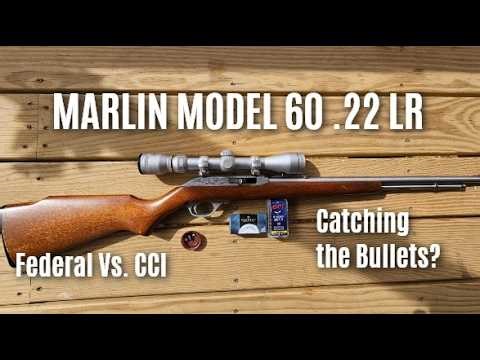 Marlin Model 60 .22 LR - Catching Bullets
