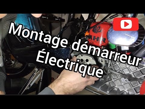 Monter un démarreur électrique scooter