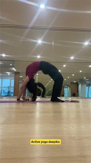 active yoga deepika #shorts #yoga #yogaskills #yogagirl