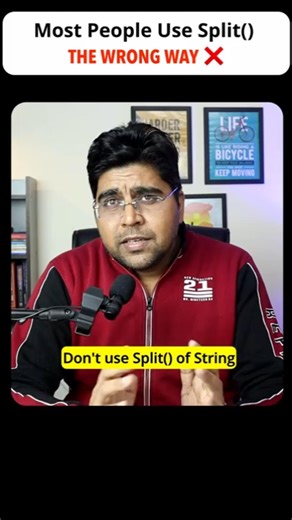 You're Still Using String Split? Use THIS Instead 🤯 #shorts