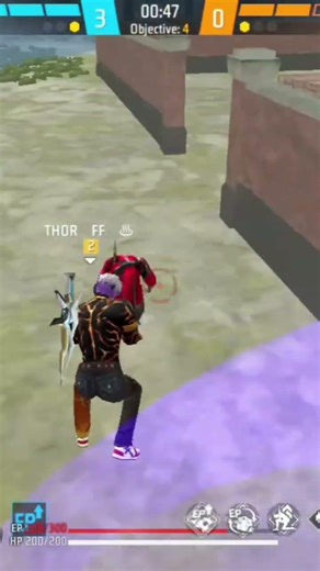 last zone 1vs4 #freefire