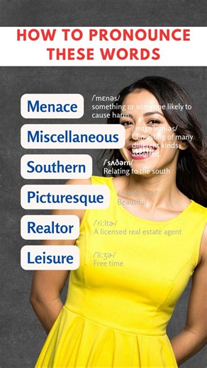 How to Pronounce These Words
