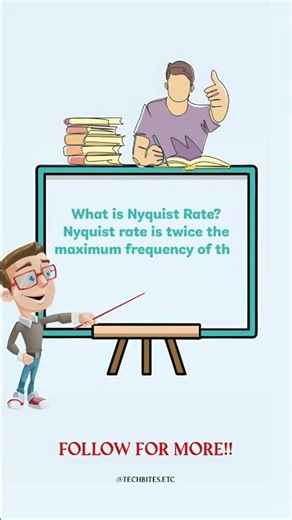 What is Nyquist Rate?| Sampling Theorem Explained #nyquistrate #samplingtheorem #communicationsystem