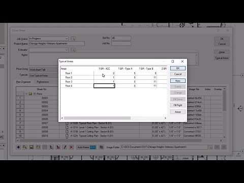 On-Screen Takeoff - Typical Areas
