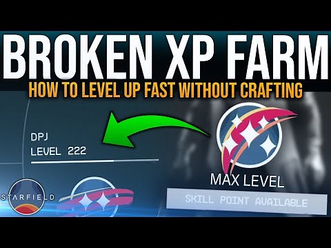 Starfield - BEST XP FARM without CRAFTING AFTER PATCH - This will earn you UNLIMITED XP FAST & EASY
