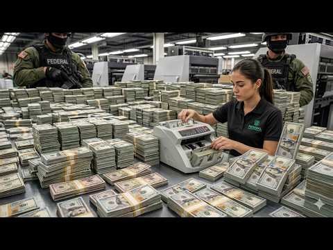 How Money Is Actually Made Inside US Dollar Factory 😱