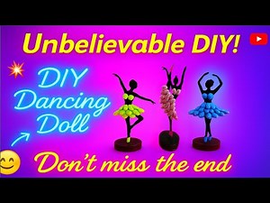 Wow!🤩DIY Dancing Doll 💃|| Mind_Blowing craft with pistachio shell💥