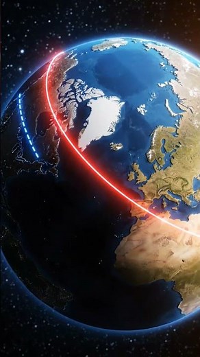 The Genius Behind Flight Paths #aviation #facts