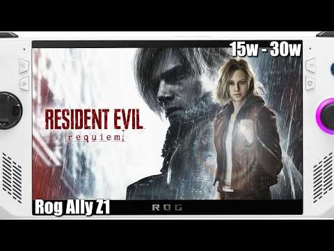 Resident Evil Requiem | Rog Ally Z1 | Performance Test | Settings!