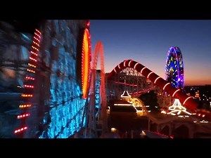 Incredicoaster FULL POV night and day comparison in Pixar Pier at Disneyland Resort
