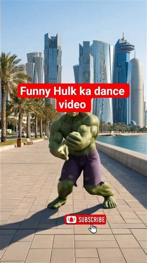 😂 Funny Hulk dancing 😂 #funny #trending #foryou #viral #viral #reels #entertainment