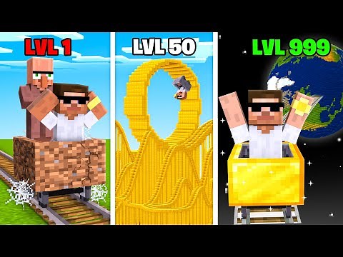 Carry vs Doorbin : LEVEL 1 Vs LEVEL 99 MEGA RAMP Battle in Minecraft !!