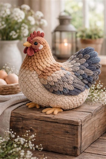 Realistic Rooster Amigurumi Crochet Pattern PDF Download ,farm Animal Toy, Farmhouse Bird, Crochet Chicken - Etsy
