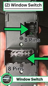 How To Change Driver Power Window Switch On Dodge Grand Caravan #shorts #dodgegrandcaravan #window