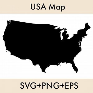 USA Map SVG, States Clipart (instant Download) - Etsy Hong Kong