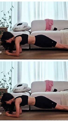 Shirlyn Kim | Day 3 ✅ Repeat 10x (each side) Little twist, big burn! Feels tough? That means it’s working😉 One minute a day, you got this! Plank Twist... | Instagram