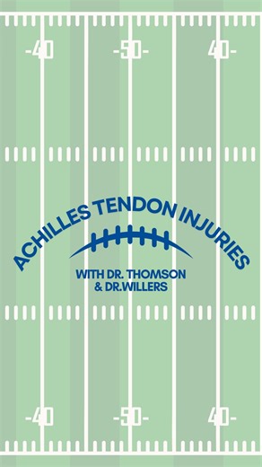 Elite Sports Medicine on Instagram: "An Achilles tendon injury can be a season-changer 🏈 Dr. Willers and Dr. Thomson break down what this injury really means and what the recovery timeline looks like. Have a fantasy football player dealing with an Achilles injury? Watch to see what it could mean for the rest of the season! #achillestendon #achillestendoninjury #fantasyfootball #footballinjuries #elitesportsmedicine #orthopedics"