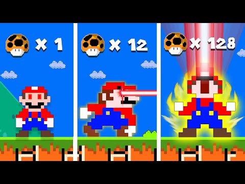 Mario Wonder but Death Ray makes Mario DESTROY Everything | Game Animation
