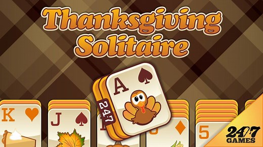 Give thanks for Solitaire! Instantly play this 100% free, Thanksgiving Solitaire game on your favorite device at: http://www.thanksgivingsolitaire.com/ All of our classic games are 100% free, all day, every day at http://247games.com/ | Solitaire Card Games