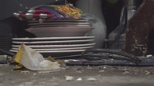 Burst pipe floods Storage of America