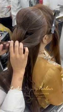Mehndi Bridal Hairstyle | Short Tutorial 2025 ✨