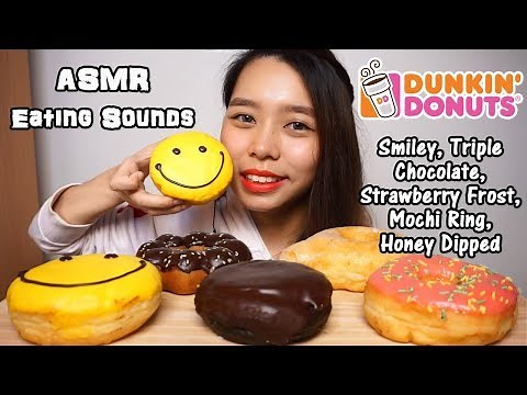 ASMR Dunkin Donuts | Soft Eating Sounds | No Talking