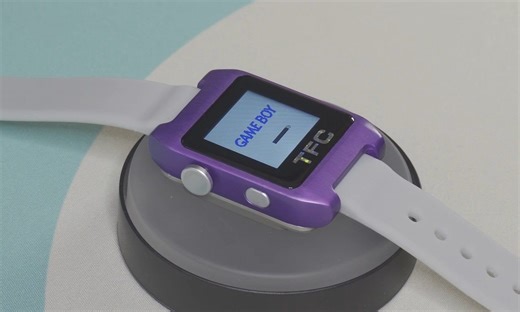 This cute watch is actually a Game Boy Color in disguise. And yes, it can run games