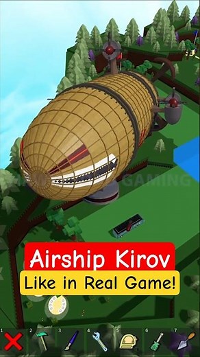 Roblox Build a Boat for Treasure Airship Blimp Kirov vs Luxury Bus #babft #roblox