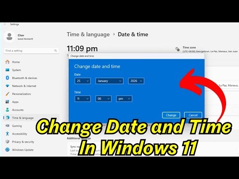 Change Date And Time in Windows 11 [SUPER SIMPLE]