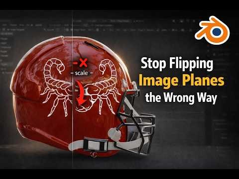 Stop Flipping Image Planes the Wrong Way #blender #blendertips #unvmap