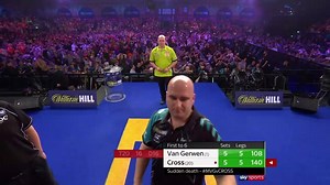 2.6M views · 4.3K reactions | It's Rob Cross v Michael van Gerwen at the top of the table tonight! Let's hope for more drama like this in Cardiff. Greatest game on the Ally Pally stage? | Professional Darts Corporation | Facebook